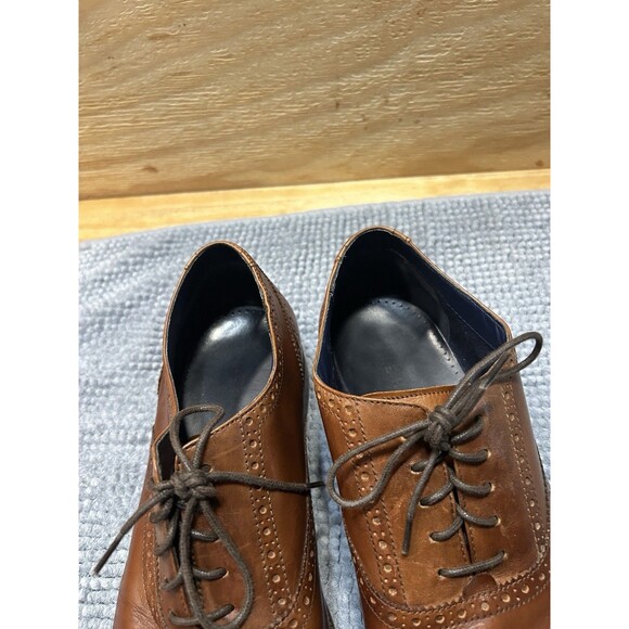 Cole Haan Wayne Cap Toe Oxford Mens Dress Shoes 13 British Tan Leather main image 4
